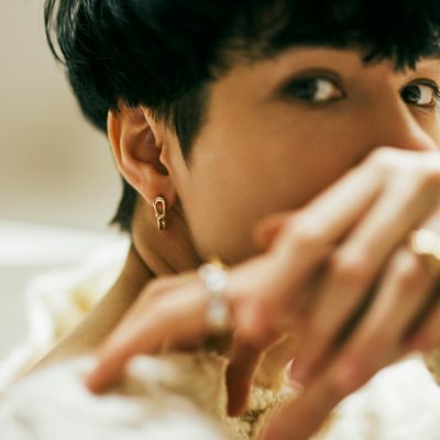 noeud u ヌゥユゥLienラブビックハートピアス（イヤリング