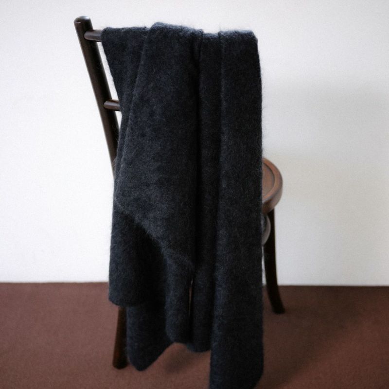 定番人気❣️定価6.5万 ASAUCE MELER カシミヤファーニットストール 2A25FST08L-