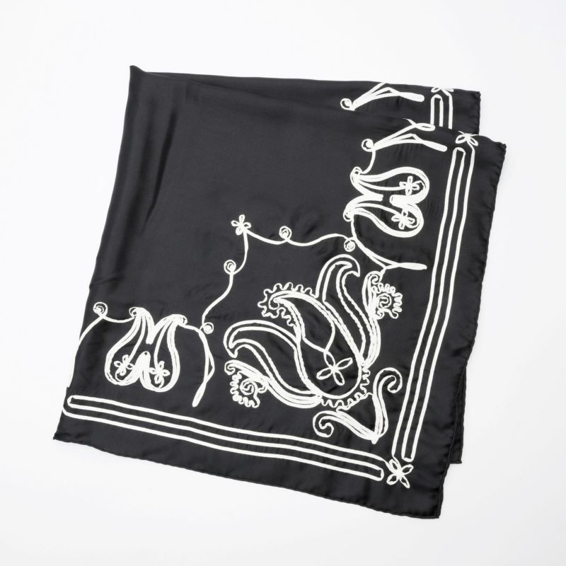 jun ashida - ペイズリー柄シルクスカーフ | ONLINE STORE