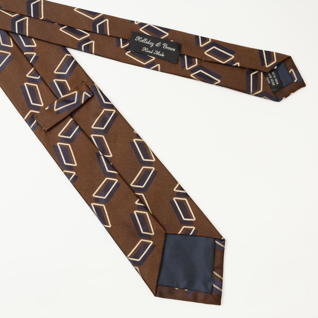 ホリデー&ブラウン ネクタイ／幾何学柄 | AINEXX ONLINE（アイネックス