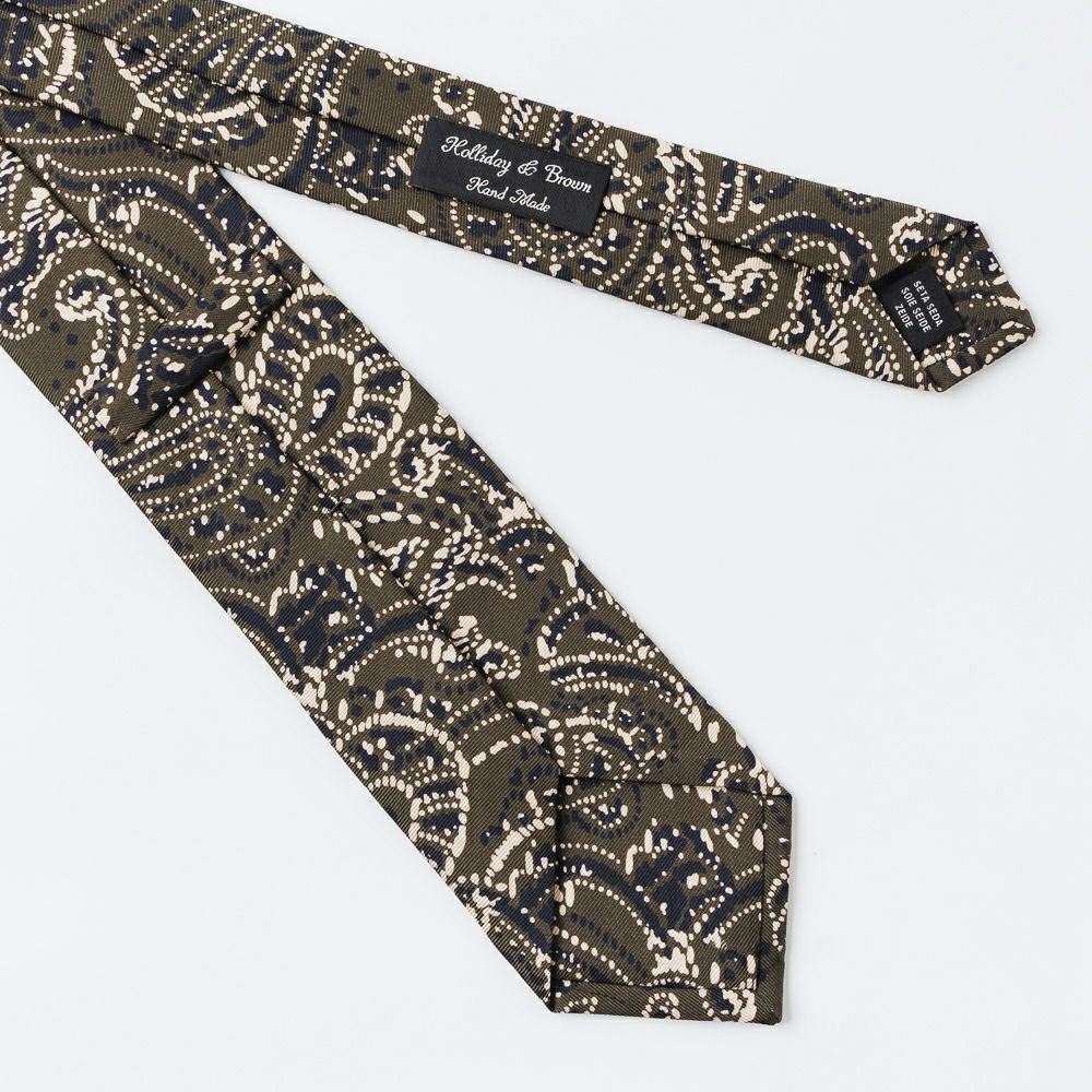 2026年春夏新作】ホリデー&ブラウン ネクタイ／プリント | AINEXX